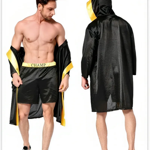 Costume de boxe unisexe pour MMA Muay Thai Robe de combat Cape Cosplay Tenue Homme Femme Équipement de sport pour Karaté Taekwondo - Product Image 1