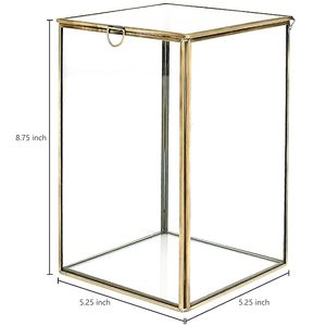 Florero de centro de mesa geométrico de Terrario de cristal de alta calidad para mesa de boda - Product Image 3