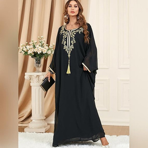 Women Modest 100% Polyester Latest Design Customized Abayas Manufactured in Pakistan Bulk <b>Sale</b> Reasonable Prices - Product Image 5