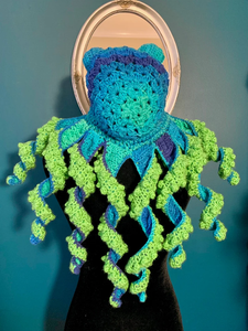 Bonnet unisexe personnalisé en crochet pieuvre, chapeau torsadé Kraken pour adultes, en coton imprimé, idéal pour les fêtes, les aventures en plein air, la plage et la pêche! - Product Image 6