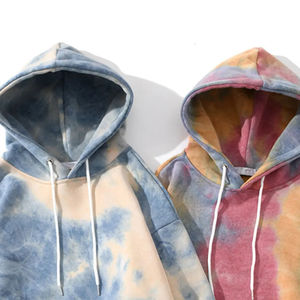 Sudaderas con Capucha Tie Dye para Mujer y Hombre, Teñidas con Blanqueador, Lavadas con Blanqueador, Mezcla de Algodón, Sudaderas Básicas de Algodón Mezclado Tie Dye - Product Image 4