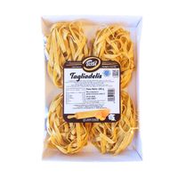 Nouilles larges faites à la main Tissi 250g x 12 pièces, forme ruban, blé dur, œufs, cuisson 5-8 min, al dente