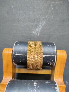 Bracelets de style fantaisie avec bracelets faits à la main de forme ronde plaqués or 22CT à vendre par les exportateurs - Product Image 2