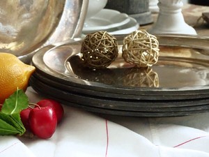 Assiette de service chargeur plaqué argent Excellente qualité Mariages Banquets Fine Dining Events Elegant Fancy Snacks Compatible PP PC - Product Image 2