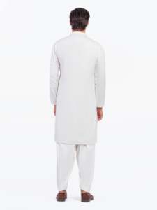 Salwar Kameez décontracté pour hommes pakistanais, coupe classique, prêt à porter, idéal pour le bureau et l'Aïd - Product Image 5