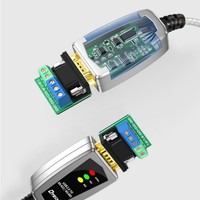 DTECH macho a macho chapado en oro USB 2,0 a Rs422 Rs485 Db9 adaptador de cable convertidor serie 1,2 m