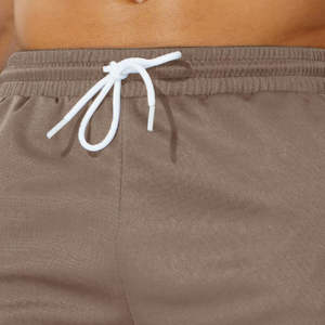 Unisex <b>Shorts</b> For <b>Men</b> 100% Polyester Elastic Waist Custom Length Quick Dry Solid Color <b>Mesh</b> <b>Shorts</b> - Product Image 2