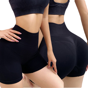 Short d'exercice de course à pied doux et extensible sans couture pour femmes Custom Gym Sport Fitness - Product Image 2