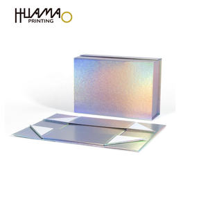 Caja plegable premium personalizable en gris claro para empaque de lujo de <span class=keywords><strong>cosm</strong></span>éticos, regalos corporativos, ahorro logístico - Product Image 5