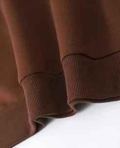 Sudadera con capucha de gran tamaño informal, jersey de lana de algodón suave personalizado, jersey de moda OEM con bolsillo para hombres y mujeres - Product Image 5