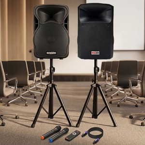 Sistema de Sonido PA Portátil Recargable Activo + Pasivo Lastvoice LS-P1915EE-PAK (1200W + 800W) para V4.2, 5-10 Horas de Duración - Product Image 1