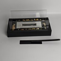 Cheminée au bioéthanol avec brûleur large de 60 pouces et allumage automatique pour les grands espaces intérieurs et extérieurs