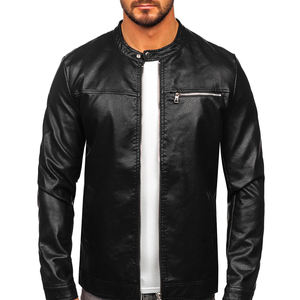 2025 Design à la mode hommes veste en cuir pas cher prix sur mesure hommes mode veste en cuir - Product Image 1