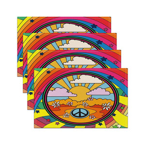 Napperon de table de conception personnalisée brodé en pur coton de qualité supérieure exportateur indien - Product Image 2