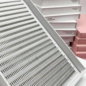 Pestañas de rizo completo, pestañas ultraligeras, prefabricadas, súper estrechas, paquete personalizado, 16D, ODM, compra a granel - Product Image 1