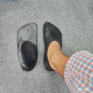 Calcetines de Hajj Umrah Tawaf, Calcetines de Ihram Suaves de Cuero Sintético - Product Image 4