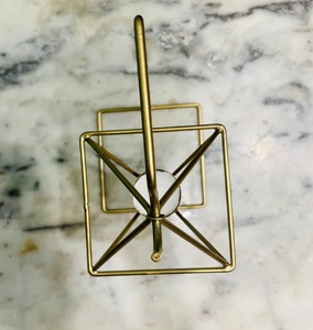 Soporte de vela de Metal geométrico más vendido, portavelas colgante decorativo de Mesa para el hogar de calidad Superfina - Product Image 5