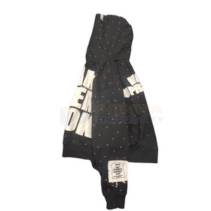 <b>Men</b> Distressed Embroidery Winter Hoodie 100% Cotton Breathable Casual Lifestyle Unique Distressed Look Loose Fit - Product Image 2