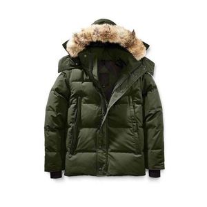 Abrigo de Invierno de Alta Calidad para Hombre, Estilo Clásico, Ropa de Abrigo Cálida, Cortavientos, Chaqueta Bomber Canadiense con Piel de Lobo Real, Talla Grande - Product Image 2