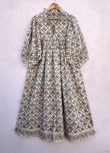 Vestido Midi de Algodón con Estampado Floral Veraniego para Niñas y Mujeres, Mayorista del Fabricante, Estilo Casual, Regalo para Bodas y Festivales - Product Image 2