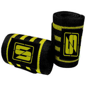 Muñequera elástica para entrenamiento de gimnasio personalizable, muñequera antideslizante para levantamiento de pesas, muñequeras con logotipo y Color personalizados - Product Image 3
