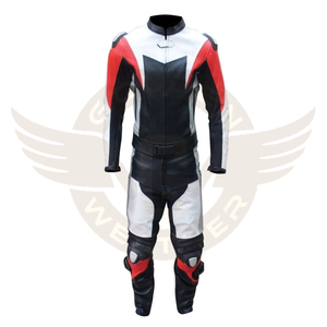 Combinaison en cuir de moto coupe-vent imperméable pour femmes au design personnalisé pour la vente en gros de protecteur de moto et de course automobile - Product Image 6