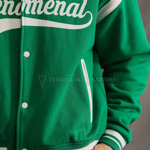 Chaqueta de lana cálida para hombre, abrigo de béisbol de estilo universitario para invierno, chaqueta de invierno elegante para hombre - Product Image 6