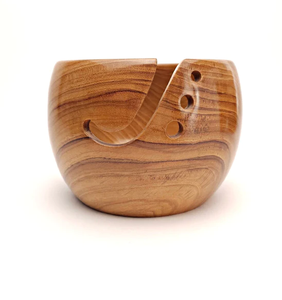 Porte-bol en fil de bois au meilleur prix accessoires de tricot et de crochet et outils de designer en bois naturel - Product Image 2