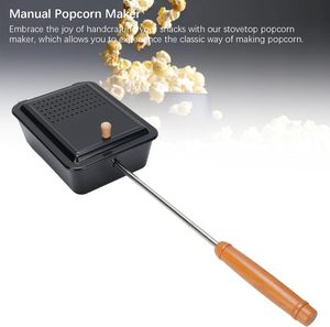 Olla para <span class=keywords><strong>Palomitas</strong></span> de Maíz de Acero Inoxidable con Mango Largo, Utensilio de Cocina para <span class=keywords><strong>Palomitas</strong></span> <span class=keywords><strong>Caseras</strong></span>, Bandeja para Hornear - Product Image 2