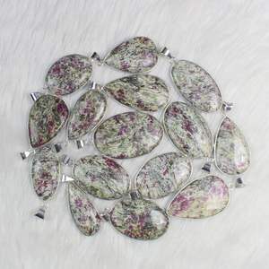 เครื่องประดับอัญมณีสไตล์โบฮีเมียนจี้พลอยทับทิมสไตล์แอฟริกันสำหรับเครื่องประดับเงิน - Product Image 3