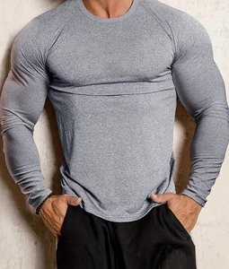 Camiseta de Compresión de Manga Larga para Hombre, Secado Rápido, Tejido de Poliéster/Nailon de 180g para Surf, Entrenamiento de BJJ y MMA - Product Image 6