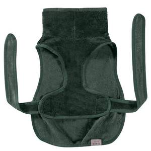 BambooLux Albornoz de bambú sostenible de tamaño mediano para perros Toalla de baño ecológica para mascotas Bata para perros y gatos Hecho en Turquía - Product Image 3