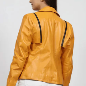 Chaquetas de Cuero para Mujer, Diseño Nuevo y Personalizado, Estilo Casual, Ajuste Entallado, Estilo Urbano - Product Image 4