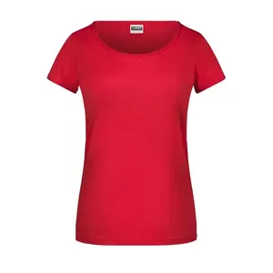 T-shirt da donna in cotone biologico, merchandising sostenibile - Product Image 3