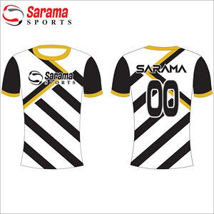Maillot de sublimation personnalisé de haute qualité, 100% polyester, style international, nouveau, pas cher - Product Image 2