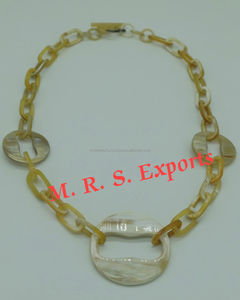 สร้อยคอทำจากเขาควายแท้ 100% คุณภาพสูง งานฝีมือประณีต สวยงาม เหมาะสำหรับทุกคน ราคาขายส่ง คุณภาพสูงสุด - Product Image 4