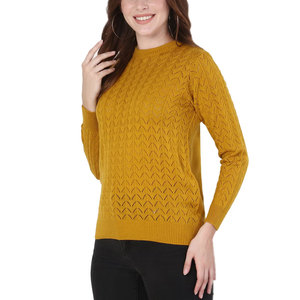 Vêtements d'hiver pour femmes chandails à manches régulières Offre Spéciale prix raisonnable chandails pour femmes en tissu à séchage rapide - Product Image 4