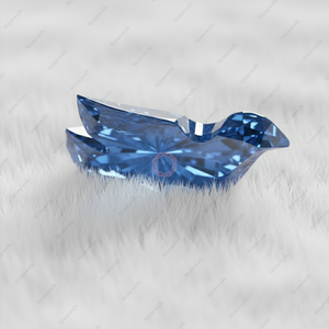 Diamants de pigeon cultivés synthétiques HPHT CVD de qualité VVS VS, certifiés IGI GIA, 5 carats, vente en gros, de couleur bleue fantaisie - Product Image 3