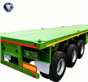 Semi-remorque à plateau bas en acier pour charges lourdes (>30000 kg) pour le <span class=keywords><strong>transport</strong></span> d'excavatrices et d'équipements <span class=keywords><strong>de</strong></span> construction - Product Image 1