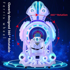 Xoay không gian bánh xe 2 CHỖ NGỒI Swing đồng tiền hoạt động giải trí máy - Product Image 3