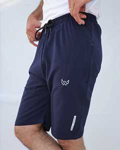 Shorts en nylon réfléchissant pour hommes, mode personnalisée, vente chaude, haute qualité, service OEM, logos personnalisés, impression sérigraphique - Product Image 1