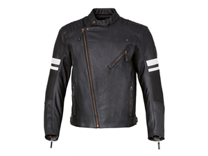 Bm Charlottenburg hommes noir Motorrad Roadster patrimoine/cuir de vachette urbain/kangourou moto rue 2Pc équitation/combinaison de course - Product Image 2