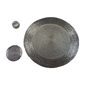 Top Trending Demand Handmade <b>Beaded</b> Gray Colored Place-mat Handmade <b>Beaded</b> Place Mat for Dining Table Dining Table <b>Placemat</b> - Product Image 6
