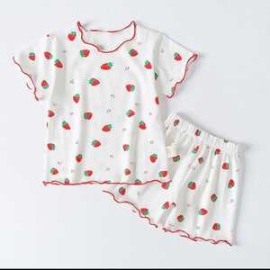 Bolso informal con dobladillo de encaje de retazos con estampado de conejo de dibujos animados de verano para niñas, ropa de verano para jóvenes | Diseño de conejo de dibujos animados | - Product Image 1