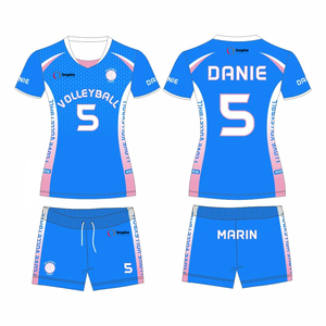 Diseño de Logotipo Personalizado, Conjuntos Deportivos Unisex sin Mangas, Camisetas de Voleibol Sublimadas en Tela de Poliéster de 180g, Uniformes Inspiradores - Product Image 1