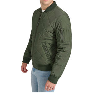 Chaqueta acolchada impermeable de invierno con cuello levantado personalizada de alta calidad para hombre - Product Image 2