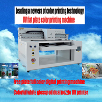 Impresora UV Plana Pequeña 6050, Máquina de Inyección de Tinta a Color de Gran Formato para Carcasas de Teléfono Móvil, Etiquetas de Cristal, Acrílico, Metal, Flex, Huevos