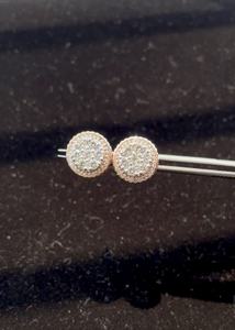 Luxury Moissanite Diamond Stud <b>Earrings</b> with Hypoallergenic Setting and <b>Long</b>-Lasting Shine for Daily Wear and Special Occasions - Product Image 5