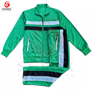 Conjunto Deportivo de 2 Piezas para Hombre, Personalizado, de Alta Calidad, Grueso, Transpirable, Sólido, con Cierre de Cremallera, para Otoño - Product Image 4