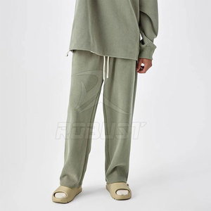 Otoño nuevos pantalones de chándal casuales para hombres marca de alta calidad Joggers sólido High Street pantalones de gran tamaño ligero alto servicio OEM - Product Image 1